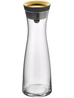 Karaffe "Basic" in Transparent/ Gold - 1 l