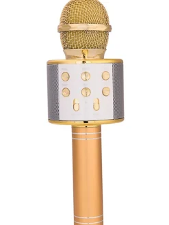 Karaoke Mikrofon in Gold - ab 3 Jahren