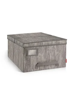 Kasten für Kleidung FANCY HOME 40x52x25cm in cappuccino