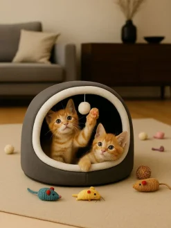 Katzenbett "Alaska" in Grau