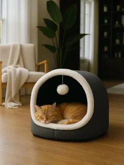 Katzenbett "Alaska" in Grau