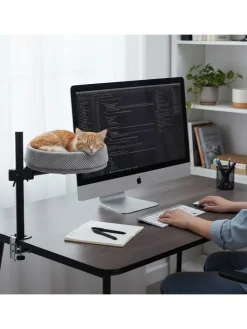 Katzenbett in Grau/ Schwarz