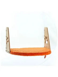 Katzenbett in Orange - (L)28 x (B)47 cm