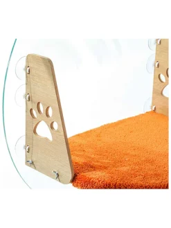 Katzenbett in Orange - (L)28 x (B)47 cm