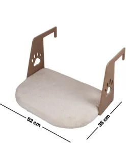 Katzenbett "Riana" in Creme - (L)35 x (B)52 cm