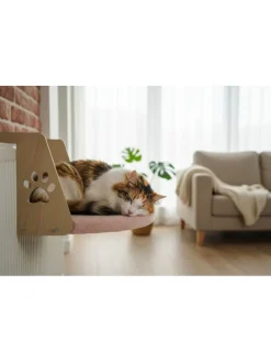 Katzenbett "Riana" in Rosa