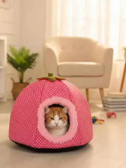 Katzenhöhle in Pink