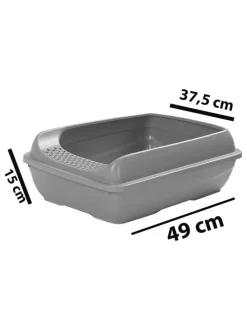 Katzenklo in Pink - (B)49 x (H)15 x (T)37,5 cm