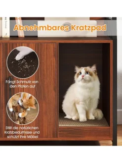 Katzenschrank mit Bücherregal in Andere