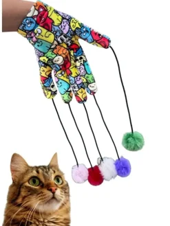 Katzenspielzeug in Bunt - (H)25 cm