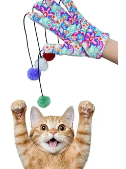 Katzenspielzeug in Bunt - (L)25 x (B)10 cm