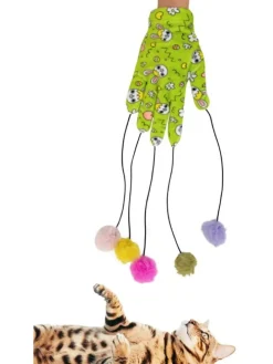 Katzenspielzeug in Grün - (L)25 x (B)10 cm