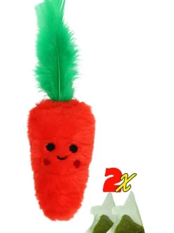 Katzenspielzeug in Orange - (L)20 x (B)8 cm