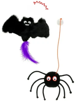 Katzenspielzeug in Schwarz - (L)17 x (B)18 cm