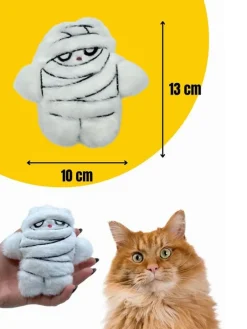 Katzenspielzeug in Weiß - (L)13 x (B)10 cm