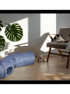 Katzentunnel in Grau