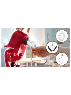 Küchenmaschine "Mum 5" mit Zubehör in Rot