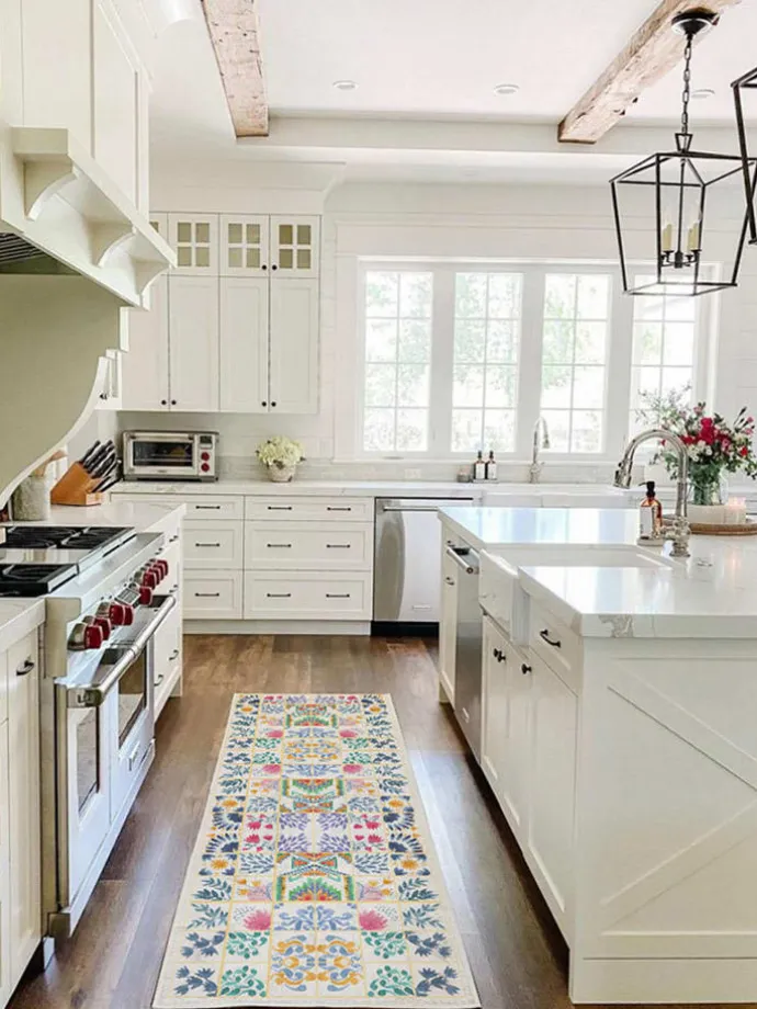 Küchenteppich in Bunt - (L)55 x (B)40 cm