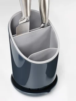 Küchenutensilien-Organizer "Dock" in Dunkelgrau/ Grau - (H)19 cm