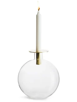 Kerzenhalter ''Top'' in Gold - (H)19 x Ø 22 cm