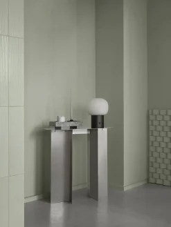 Kerzenhalter ''Vela'' in Schwarz - (H)2 x Ø 14 cm