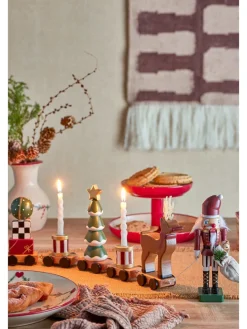 Kerzenständer ''Vadim'' in Bunt - (B)51x (H)19 x (T)6 cm