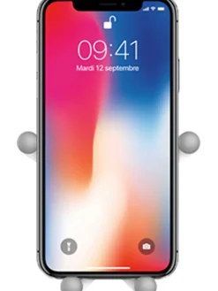 Kfz-Induktions-Ladestation in Hellgrau