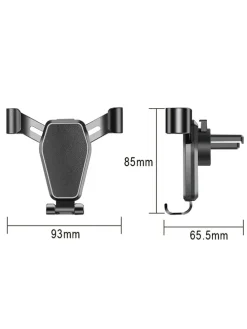 Kfz-Smartphone-Halterung in Schwarz