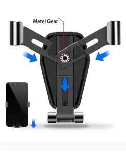 Kfz-Smartphone-Halterung in Schwarz