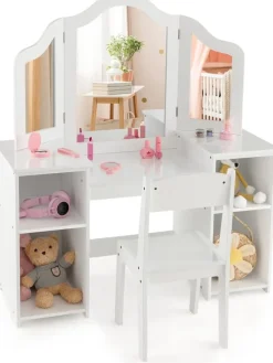 Kinder Schminktisch-Set in Weiß