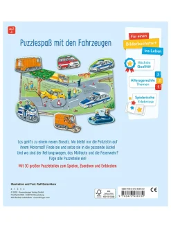 Kinderbuch "Fahrzeuge im Einsatz"