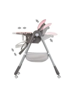 Kinderhochstuhl First Spoon in rosa