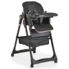 Kinderhochstuhl Lindo klappbar in schwarz