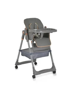 Kinderhochstuhl Lindo klappbar in grau