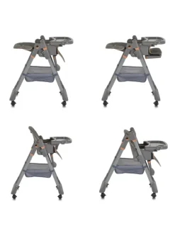 Kinderhochstuhl Lindo klappbar in grau