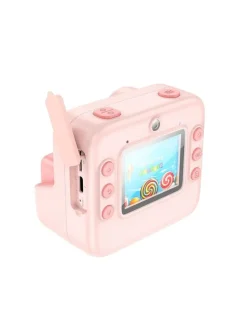 Kinderkamera DV200 mit Drucker Sofortbild Rosa