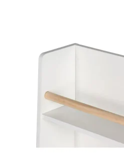 Kinderregal in Weiß/ Natur - (B) 68 x (H) 94 x (T) 32 cm