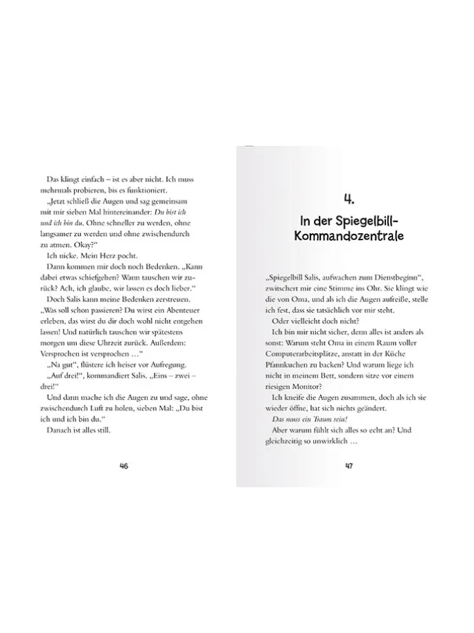 Kinderroman "Hilfe, ein Spiegelbild"