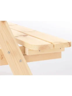 Kindersitzgarnitur "Nicki maxi für 4" in Natur - (L)118 x (B)119 x (H)65 cm