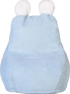 Kindersitzsack "Ted" in Hellblau - (B)40 x (H)70 x (T)62 cm