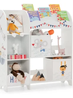 Kinderzimmerschrank in Weiß