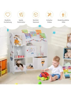 Kinderzimmerschrank in Weiß