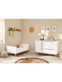 Kinderzimmer-Set Juna breit mit Windeleimerauszug, 3-tlg.