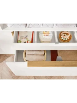 Kinderzimmer-Set Juna breit mit Windeleimerauszug, 3-tlg.