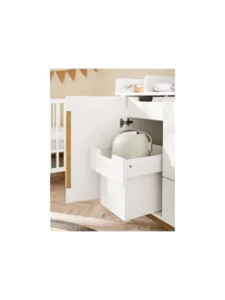 Kinderzimmer-Set Juna breit mit Windeleimerauszug, 3-tlg.