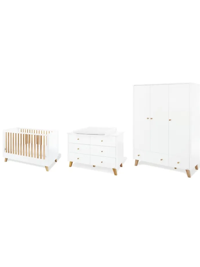 Kinderzimmer-Set Pan extrabreit groß, 3-tlg.