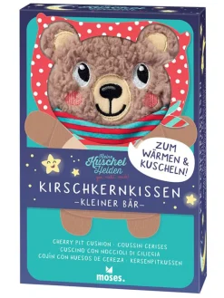 Kirschkernkissen "Bär" in Hellbraun - ab 24 Monaten