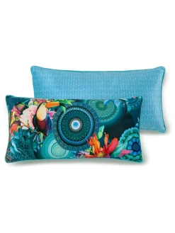 Kissen "Cailani" in Hellblau/ Bunt