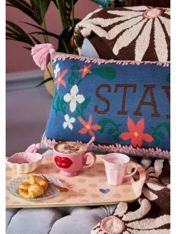 Kissen in Dunkelblau - (L)30 x (B)70 cm