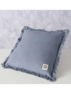 Kissen ''Lenea'' in Grau - (L)45 x (B)45 cm